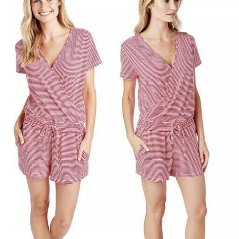 Vineyard Vines Stripe Crossover Romper
